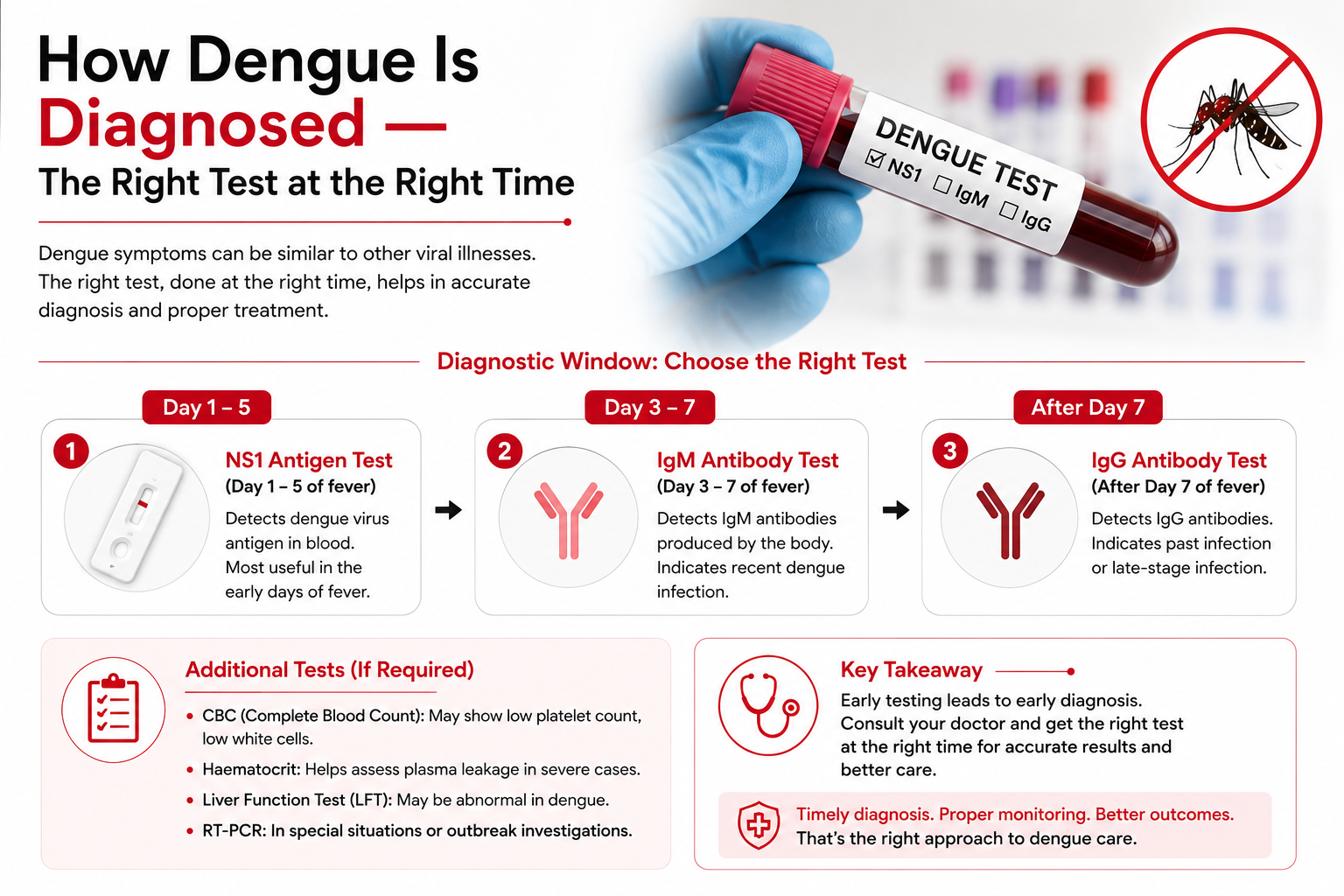 Dengue testing laboratory — NS1 IgM