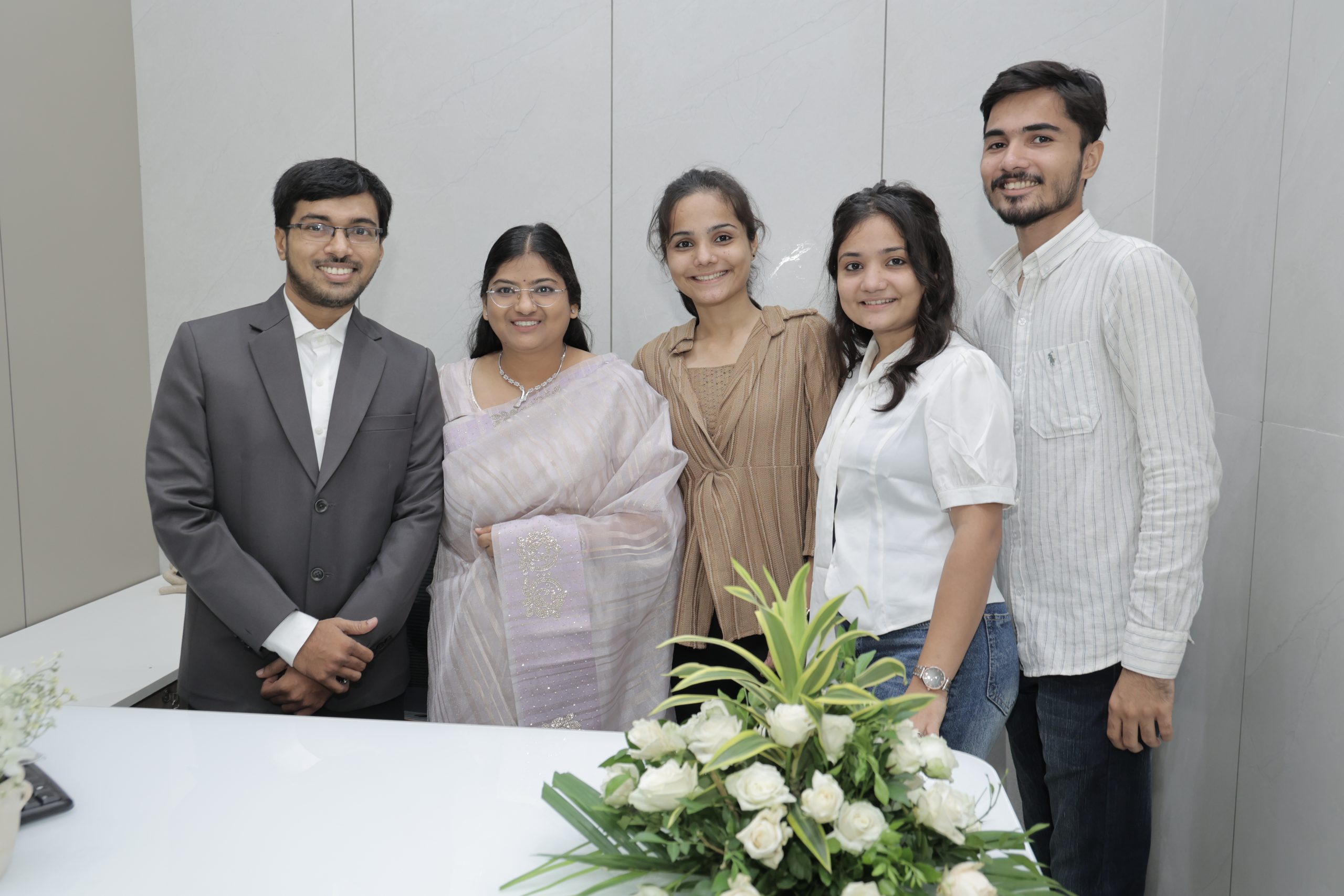 Medical professionals and guests at IID Hospital inauguration, Surat