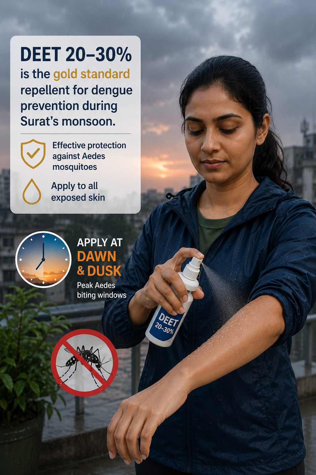 Mosquito repellent DEET Surat IID Hospital