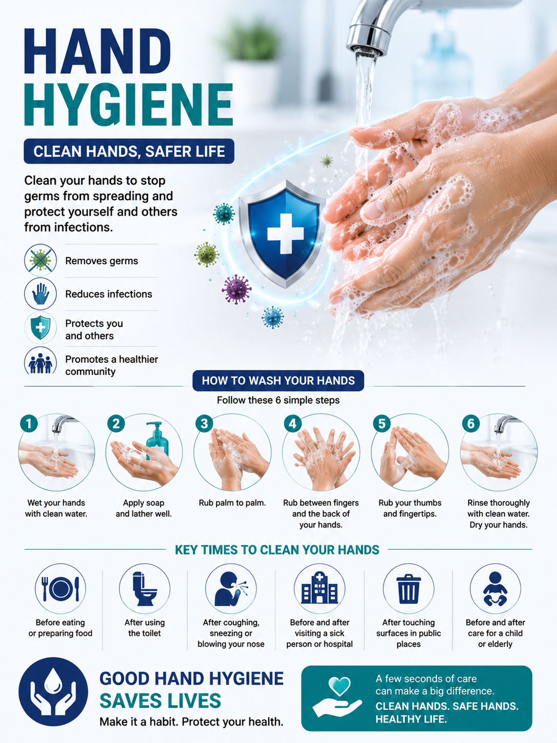 Hand hygiene infection prevention Surat