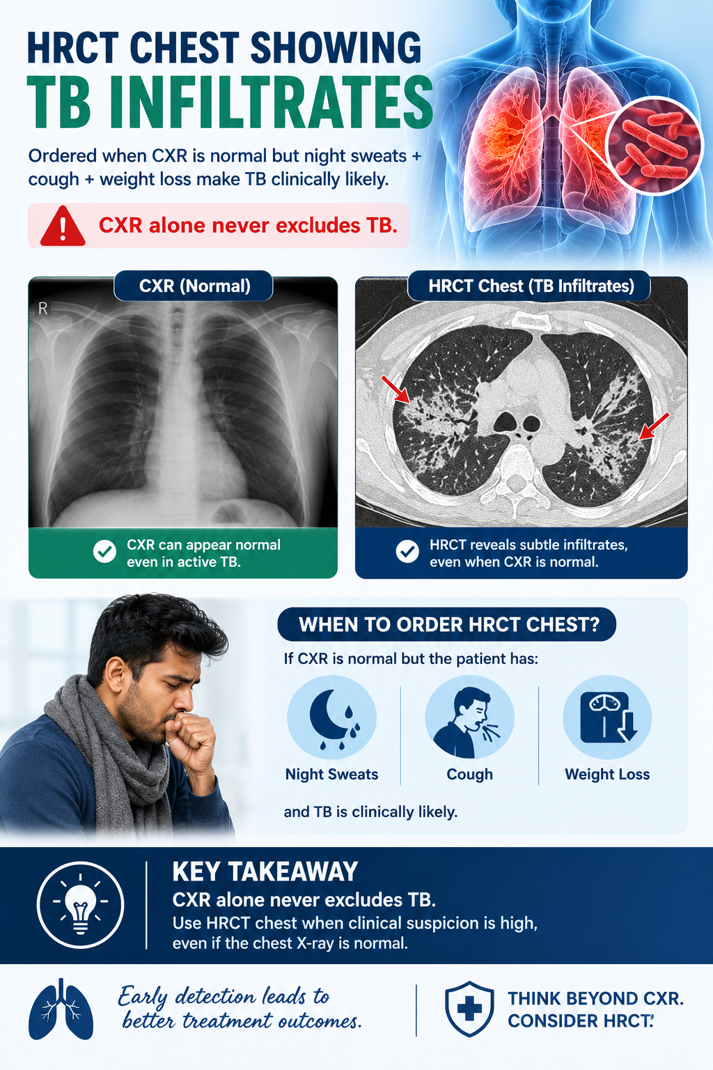 TB chest xray night sweats IID Hospital Surat