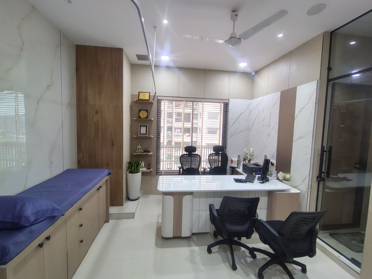 Doctor consultation cabin at IID Hospital