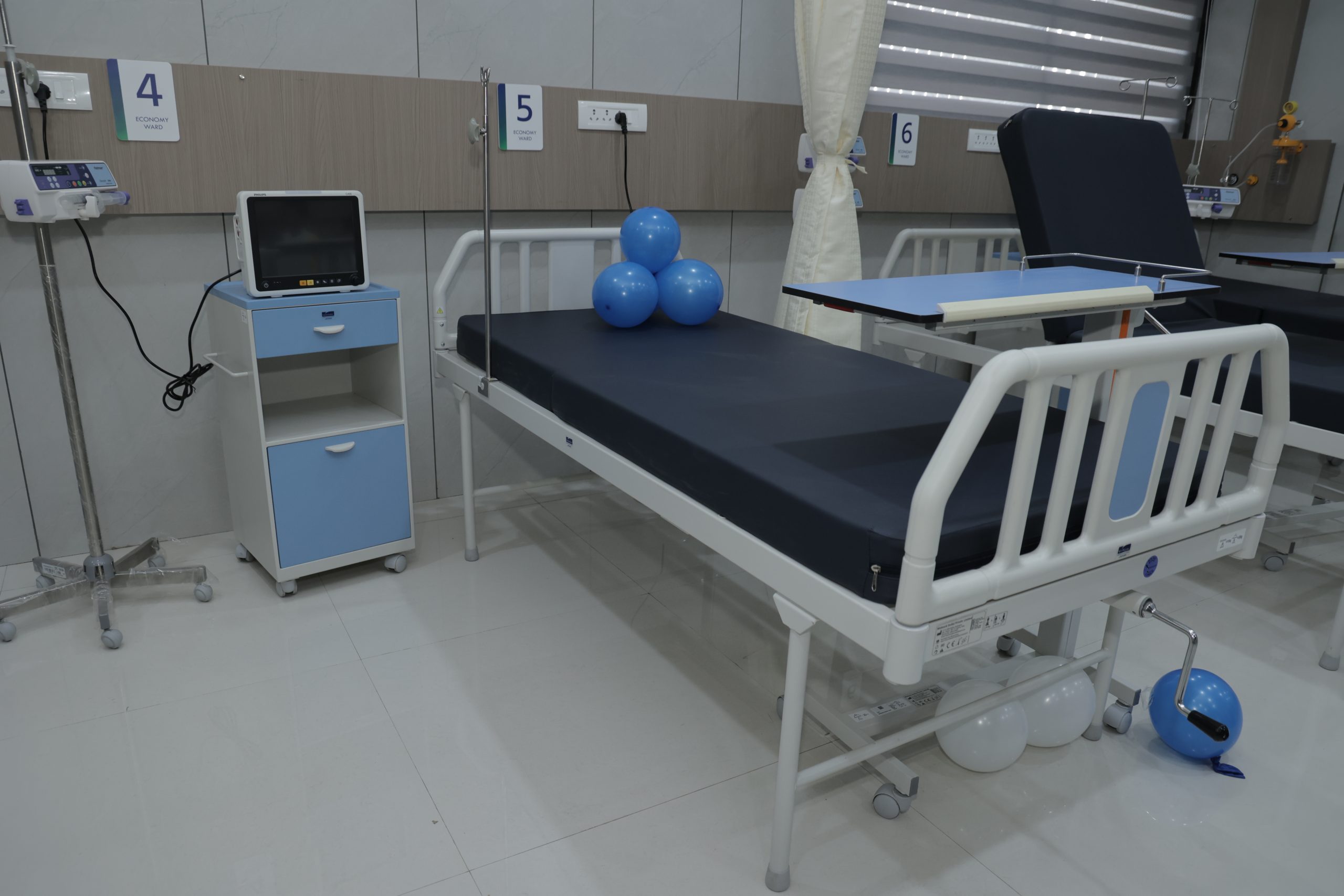 Economy ward facilities at IID Hospital