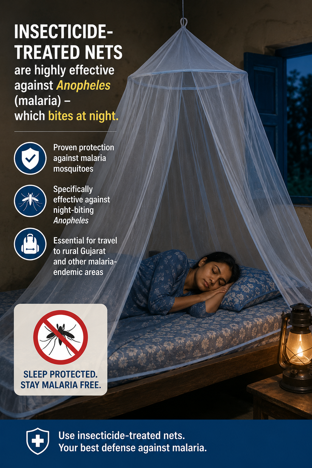 Mosquito net malaria prevention Surat