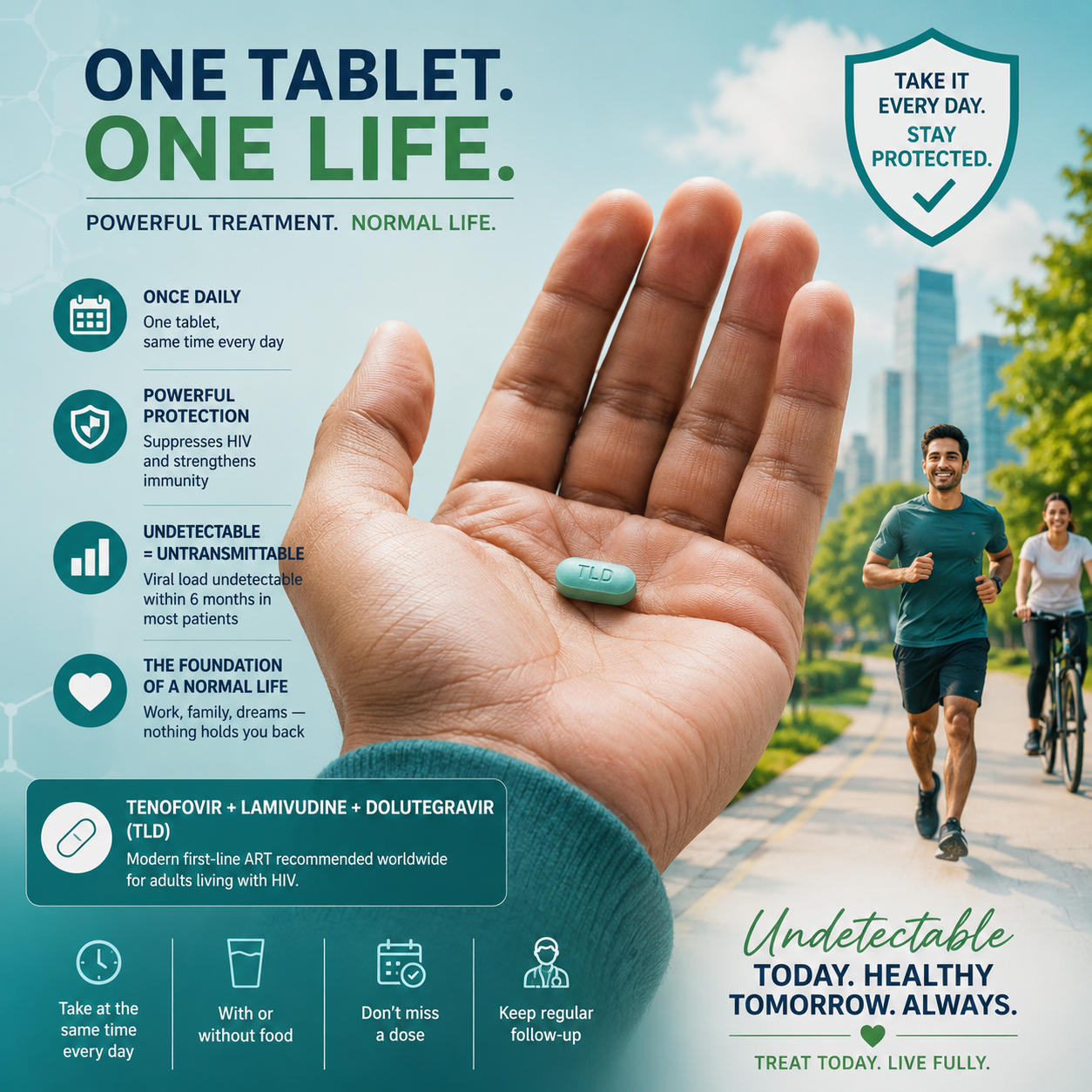ART HIV one tablet daily IID Hospital Surat
